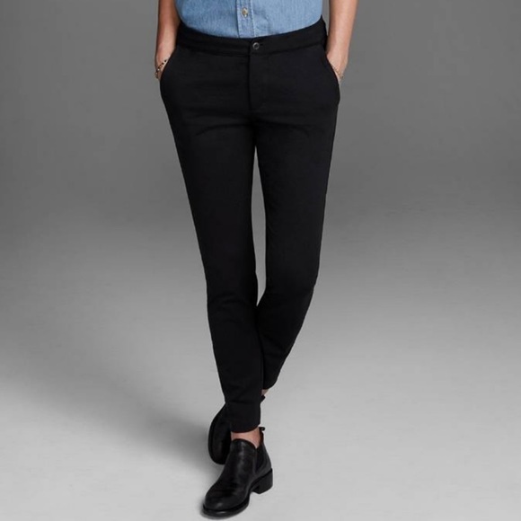 Women’s American Giant Cigarette Black Pants Size 4 - Picture 1 of 9